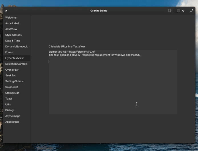 The new hyperlink detection in action